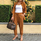 🎉Hot Sale 49% OFF🎉Women's cotton linen long sleeve blouse and pants set