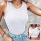 🔥LAST DAY SPECIAL PRICE: ￡11.99!!🔥Ribbed Stretchy Tank Top with Shelf Bra