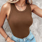 🔥LAST DAY SPECIAL PRICE: ￡11.99!!🔥Ribbed Stretchy Tank Top with Shelf Bra