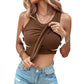 🔥LAST DAY SPECIAL PRICE: ￡11.99!!🔥Ribbed Stretchy Tank Top with Shelf Bra