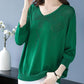 🎁Nice Gift! 🎁Women’s Vintage V-neck Beaded Pullover Shirt