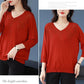 🎁Nice Gift! 🎁Women’s Vintage V-neck Beaded Pullover Shirt