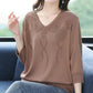 🎁Nice Gift! 🎁Women’s Vintage V-neck Beaded Pullover Shirt