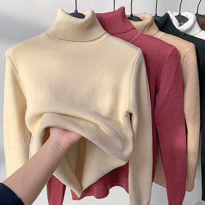 🎅Christmas Specials 49% OFF🎁Winter fleece thick knitted bottoming shirt