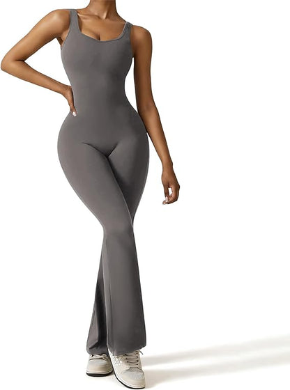 💥2024 New Sales🔥Sexy Backless Flare Jumpsuits: Irresistible Sleeveless Style!