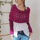💝Gift Idea Hot sale 49% OFF🔥Women’s Knitted Cut-Out Shawl Poncho Wrap