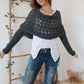 💝Gift Idea Hot sale 49% OFF🔥Women’s Knitted Cut-Out Shawl Poncho Wrap