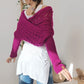 💝Gift Idea Hot sale 49% OFF🔥Women’s Knitted Cut-Out Shawl Poncho Wrap