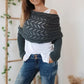 💝Gift Idea Hot sale 49% OFF🔥Women’s Knitted Cut-Out Shawl Poncho Wrap
