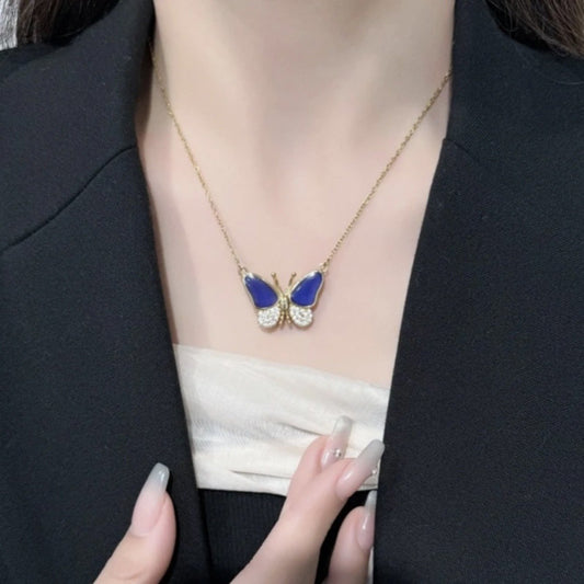 🔥Hot Sale🦋Color Changing Butterfly Necklace