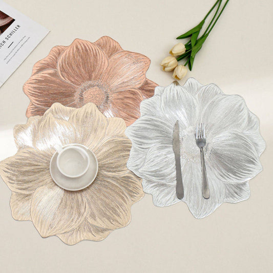 💖Exquisite gifts🌸Lotus-Shaped Heat-Resistant and Washable Placemat