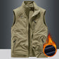 🎁Hot Sale 50% OFF⏳Men's Stand Collar Plush-lined Reversible Vest