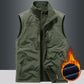 🎁Hot Sale 50% OFF⏳Men's Stand Collar Plush-lined Reversible Vest