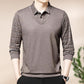 🔥HOT SALE-👔Men's Fake Two Piece Lapel Long-Sleeve Tops