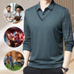 🔥HOT SALE-👔Men's Fake Two Piece Lapel Long-Sleeve Tops
