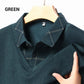 🔥HOT SALE-👔Men's Fake Two Piece Lapel Long-Sleeve Tops