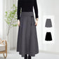 💖HOT SALE🌟Women’s Elastic High Waisted Thick Long Skirt