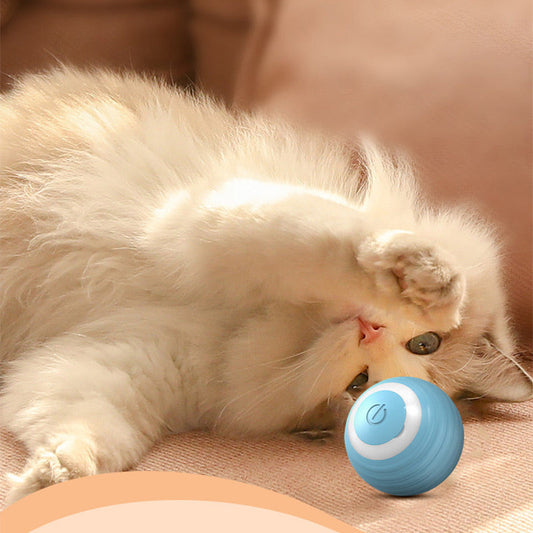 😻Limited Time Sale - Buy 2 Get 1 Free🎉 Smart Cat Toys Automatic Rolling Ball