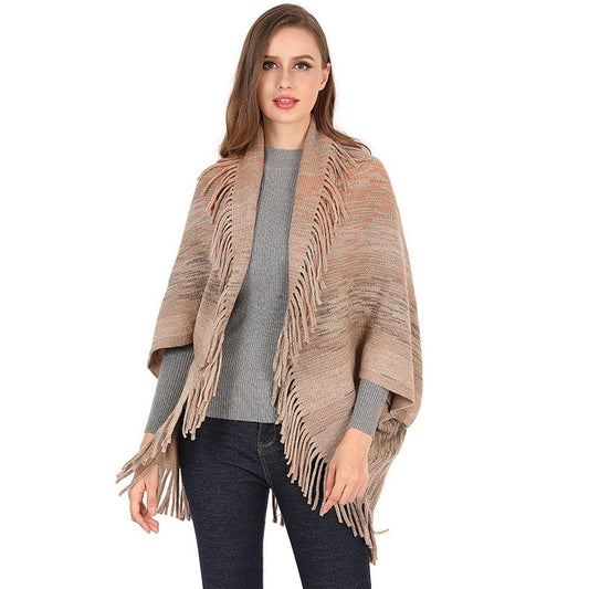 🔥HOT Sale 49% OFF💕Women's Knitted Tassel Shawl Wrap