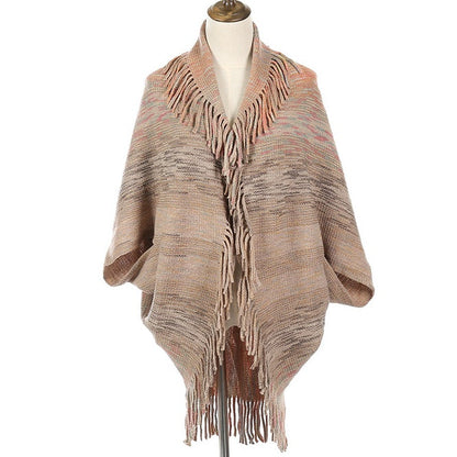 🔥HOT Sale 49% OFF💕Women's Knitted Tassel Shawl Wrap