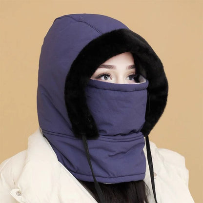 ❄️Winter Specials❄️Plush-lined Thickened Thermal Hat with Face Mask for Men and Women