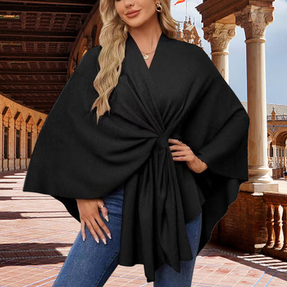 🎁 Early Christmas Sale💥😍Women’s Cross Front Shawl Wrap