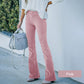 🔥2025 New Arrivals✨High Waist Slim Micro Corduroy Elastic Waist Lounge Pants