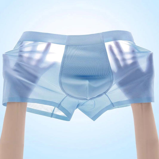 🔥HOT SALE 50% OFF 🧊 4pcs Men's Large Size Ice Silk Breathable Briefs