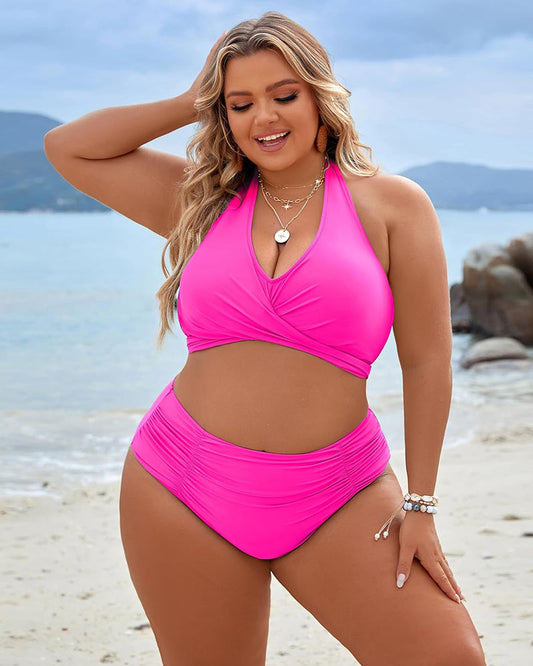 🏖️ Pre-Summer Sale 40% OFF🏝️👙Tummy Control Bathing Suits Modest High Waisted Bikini Sets
