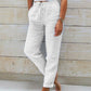 🌟LAST DAY SPECIAL PRICE: ￡9.99!!🌟Women's Elastic Waist Cotton Linen Casual Pants