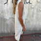 💖Big price reduction! 🔥💖Women's Sleeveless Button Pocket V-Neck Dress