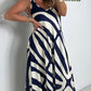 💖LAST DAY SALE 60% OFF💖Irregular Print Sleeveless Pocket Dress