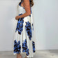 🌸Limited Sale 50% OFF🌸Women's Strap Printed V-neck Maxi Dress