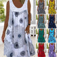 🌞2025 Summer New Arrivals🌸Women Summer O-Neck Sleeveless Print Dress