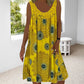 🌞2025 Summer New Arrivals🌸Women Summer O-Neck Sleeveless Print Dress