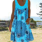 🌞2025 Summer New Arrivals🌸Women Summer O-Neck Sleeveless Print Dress