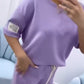 ⏳Time-limited Special⏰Women's Casual Solid Color Top & Pants Set