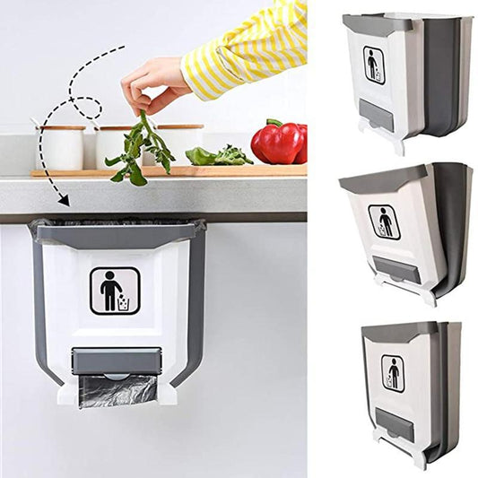 💥Limited Sale 50% OFF💥Foldable Kitchen Cabinet Trash Can🏡