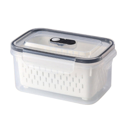 🔥Summer Hot Sale 60％ OFF💝2 in 1 Draining Fresh-Keep Food Container