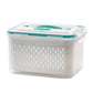 🔥Summer Hot Sale 60％ OFF💝2 in 1 Draining Fresh-Keep Food Container