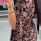 💜Time-limited Special 60%OFF⏰V-neck Printed Maxi Dress with 3/4 Sleeves