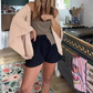 💖 Special Price £15.99🔥Last 3 Hours!!💝Women's Linen Cardigan 3/4 Sleeve Open Front Loose Cover Ups Lightweight Shrug