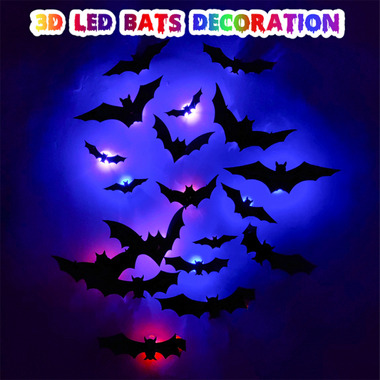 🎁LAST DAY🎃 Halloween Sale💥 Up To 50% Off🦇Halloween 3D Bat LED Wall Light Decor