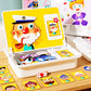 🎁Last Day 49% OFF😍Magnetic Puzzles Face Dress Up Travel Game Double Side Preschool Educational Learning Toy for Kids