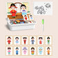 🎁Last Day 49% OFF😍Magnetic Puzzles Face Dress Up Travel Game Double Side Preschool Educational Learning Toy for Kids