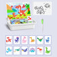 🎁Last Day 49% OFF😍Magnetic Puzzles Face Dress Up Travel Game Double Side Preschool Educational Learning Toy for Kids