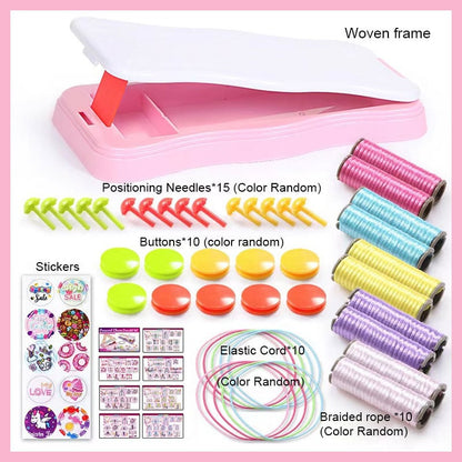 🧵 50% OFF NOW! ✨🔥DIY Hand Rope Braid Set- Includes Multi-Colored Threads for Bracelets & Crafts, Creative Fun for All Ages 🎨📦