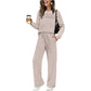 🎁2026 New Arrivals 60% OFF💥Women's Crew Neck Top & Drawstring Pants Set
