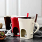 🎄Christmas Sale 50% OFF🍫 Handmade Chocolate Melting Mug🎁The Cozy Fondue Experience