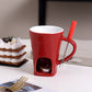 🎄Christmas Sale 50% OFF🍫 Handmade Chocolate Melting Mug🎁The Cozy Fondue Experience
